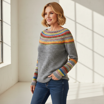 هازيل® | سترة كروشيه ريترو