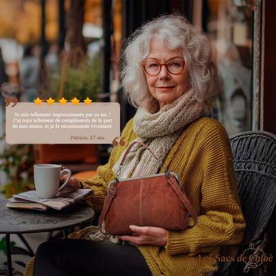 جوهانا™ | حقيبة كتف جلدية بسحر كلاسيكي