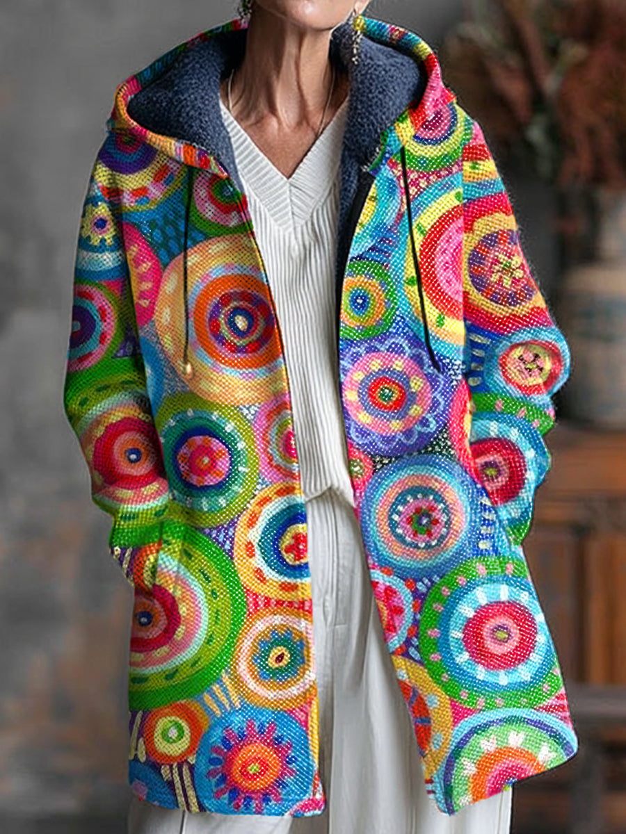 كورنيليا® | سترة بقلنسوة دائرية فنية