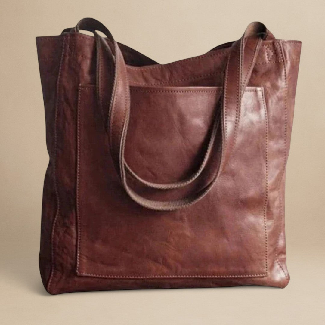 إلفيرا™ | حقيبة كتف جلدية عصرية