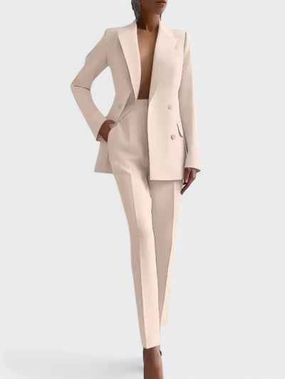 سينا® | مجموعة بليزر وسروال مطوي