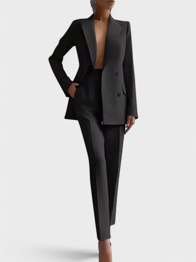 سينا® | مجموعة بليزر وسروال مطوي