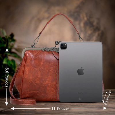 جوهانا™ | حقيبة كتف جلدية بسحر كلاسيكي