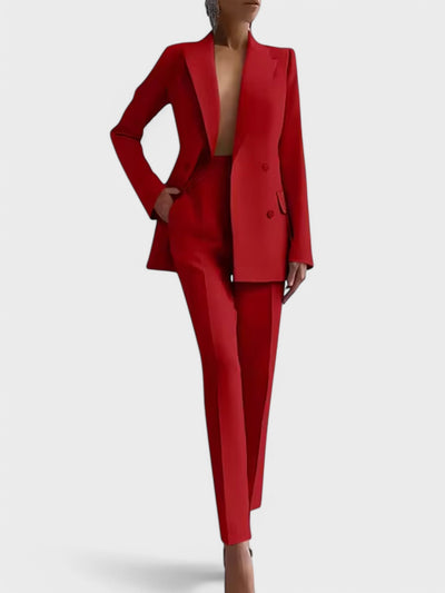 سينا® | مجموعة بليزر وسروال مطوي