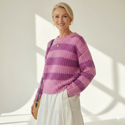 فيلويت® | سترة صوفية مخططة