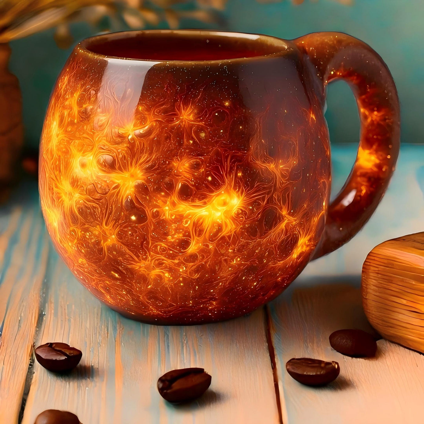 توهج الحمم | كوب – قوة النار والأرض في كل رشفة