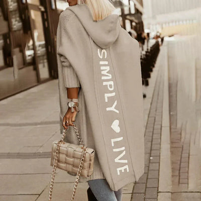 غريتا® | سترة بقلنسوة طويلة