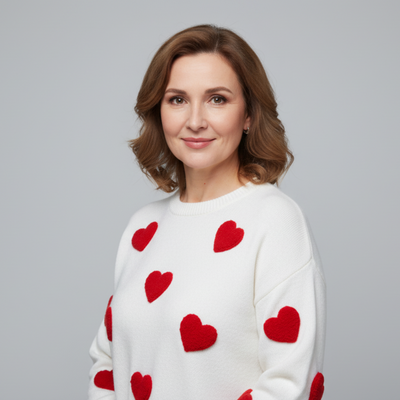 يتبع | سترة قطنية مختلطة مع قلوب