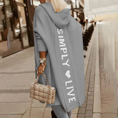 غريتا® | سترة بقلنسوة طويلة