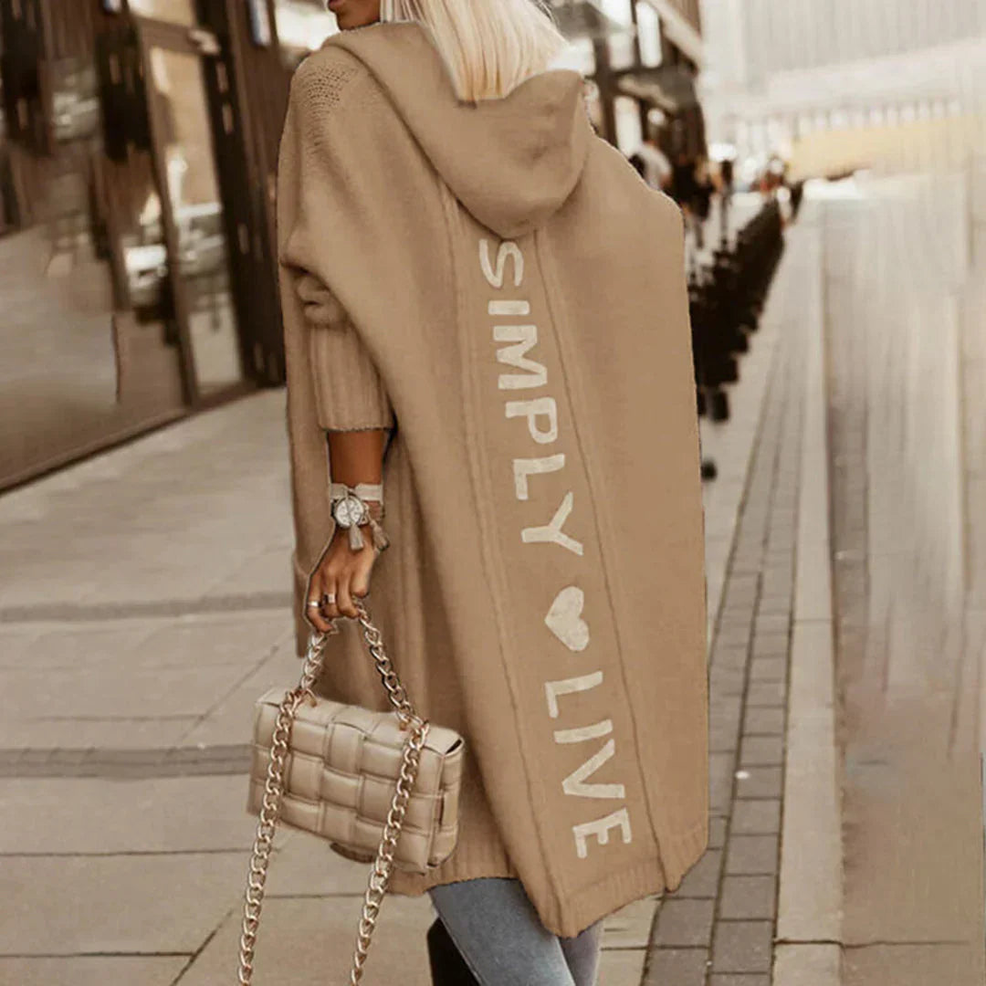 غريتا® | سترة بقلنسوة طويلة