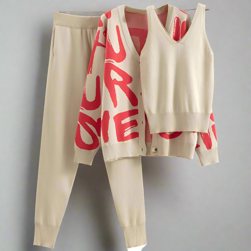 رينا® - مجموعة أنيقة مكونة من ثلاثة قطع للنساء