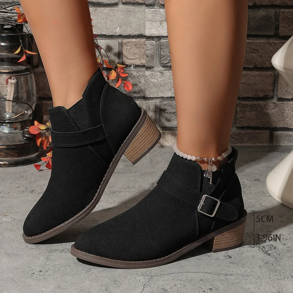 برناديت® | أحذية كاحل مزودة بإبزيم قابل للتعديل للنساء