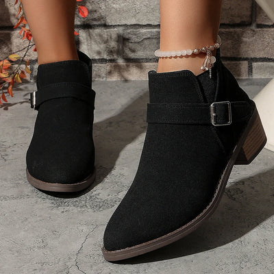 برناديت® | أحذية كاحل مزودة بإبزيم قابل للتعديل للنساء