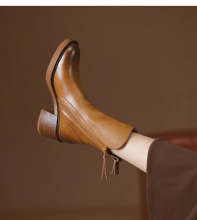 إديث® | أحذية جلدية قصيرة