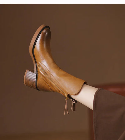 إديث® | أحذية جلدية قصيرة