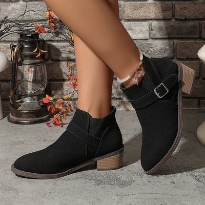 برناديت® | أحذية كاحل مزودة بإبزيم قابل للتعديل للنساء