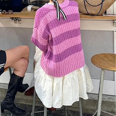 فيلويت® | سترة صوفية مخططة