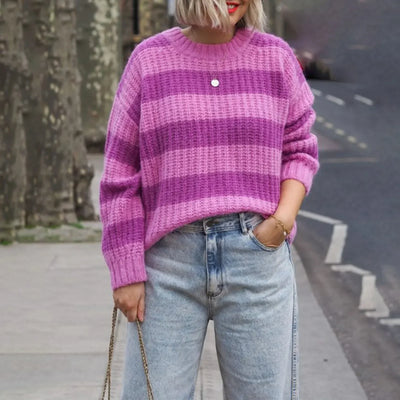 فيلويت® | سترة صوفية مخططة