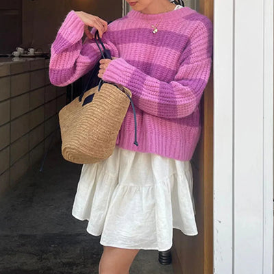 فيلويت® | سترة صوفية مخططة