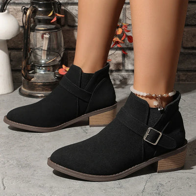 برناديت® | أحذية كاحل مزودة بإبزيم قابل للتعديل للنساء