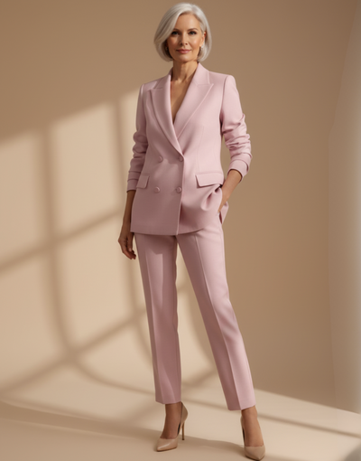 سينا® | مجموعة بليزر وسروال مطوي