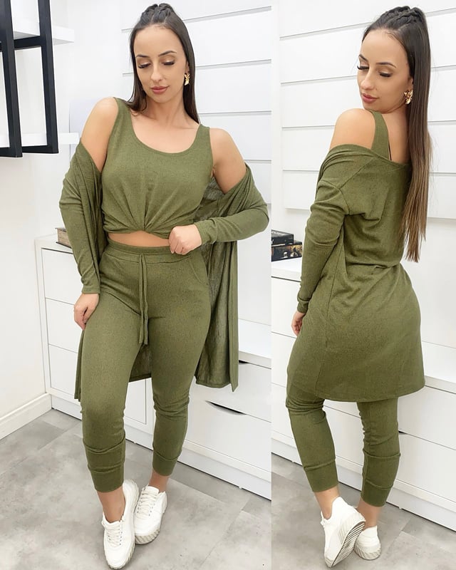 سيرة® - مجموعة ثلاثية الألوان أنيقة ومريحة للنساء